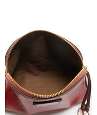 THE BRIDGE CARLOTTA Kosmetiktasche aus Leder Johannisbeere / Gold - Beauty-Case - 5