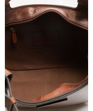 THE BRIDGE LUCIA Schultertasche aus Leder BRAUN - Damentaschen - 5