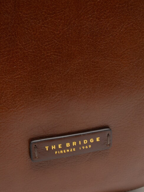 LUCIA Hobo-Umhängetasche aus Leder BRAUN - Damentaschen