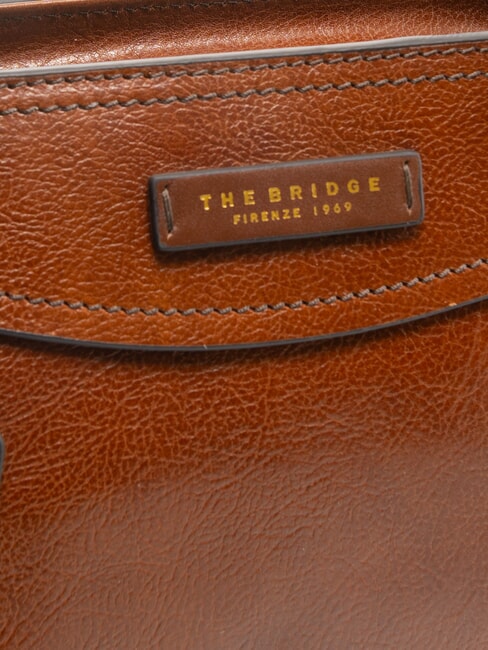 ANGELA Schultertasche aus Leder BRAUN - Damentaschen