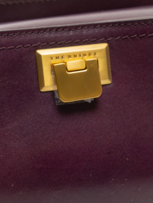 FEDERICA Umhängetasche aus Leder Traube abb. Gold - Damentaschen