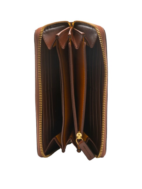 AMELIA Große Geldbörse mit Rundum-Reißverschluss BRAUN - Brieftaschen Damen