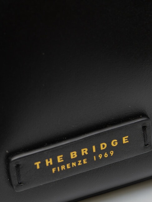 CAMILLA Beuteltasche aus Leder Schwarzes Gold - Damentaschen