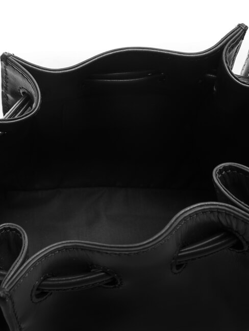 CAMILLA Beuteltasche aus Leder Schwarzes Gold - Damentaschen