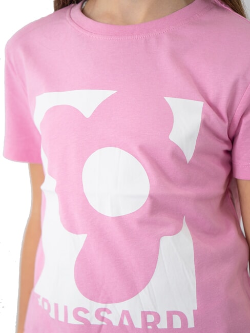 GRIGES Set aus T-Shirt und Bermudashorts rosa/grau meliert - Trainingsanzüge für Kinder