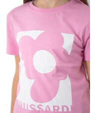 TRUSSARDI GRIGES Set aus T-Shirt und Bermudashorts rosa/grau meliert - Trainingsanzüge für Kinder - 2