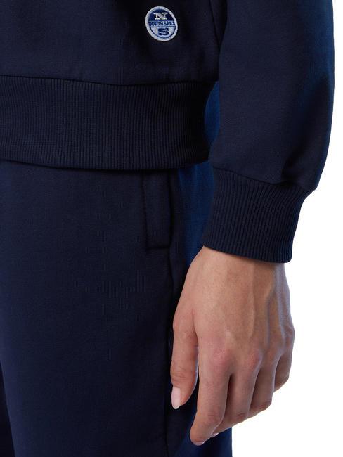 WE ALL HAVE A CHOICE Baumwoll-Sweatshirt Navy blau - Sweatshirts Damen