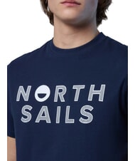NORTH SAILS LINE PRINT Baumwoll-T-Shirt mit Maxi-Print Navy blau - Herren-T-Shirts - 3
