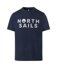 NORTH SAILS LINE PRINT Baumwoll-T-Shirt mit Maxi-Print Navy blau - Herren-T-Shirts - 4