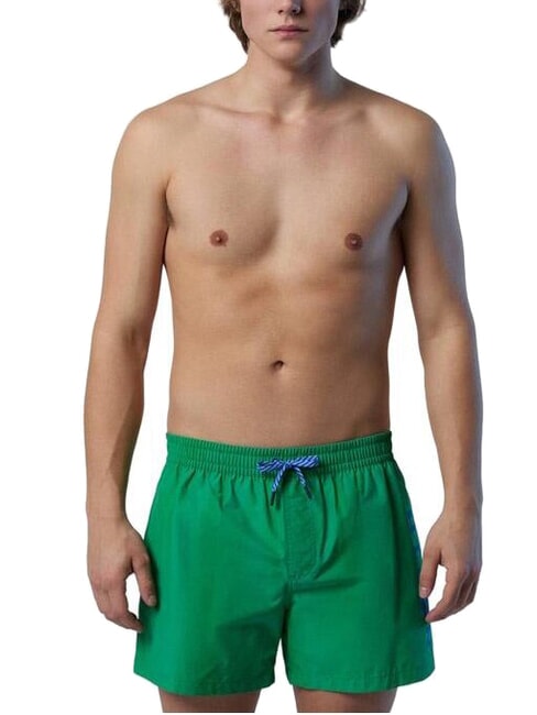 VOLLEY Boxerkost&uuml;m mit seitlichem Logo gr&uuml;ne Biene - Herrenbadehosen