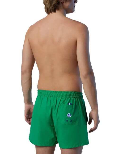 VOLLEY Boxerkost&uuml;m mit seitlichem Logo gr&uuml;ne Biene - Herrenbadehosen