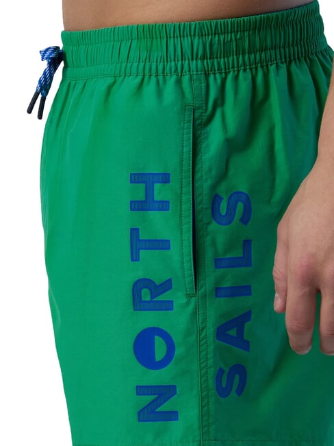VOLLEY Boxerkost&uuml;m mit seitlichem Logo gr&uuml;ne Biene - Herrenbadehosen