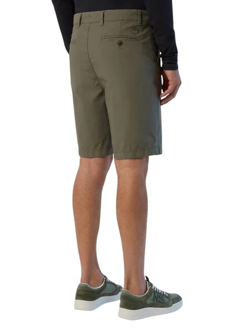 FREEDOM Chino-Shorts aus Baumwolle staubige Oliven - Hosen Herren