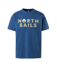 NORTH SAILS LINE PRINT Baumwoll-T-Shirt mit Maxi-Print dunkler Denim - Herren-T-Shirts - 4