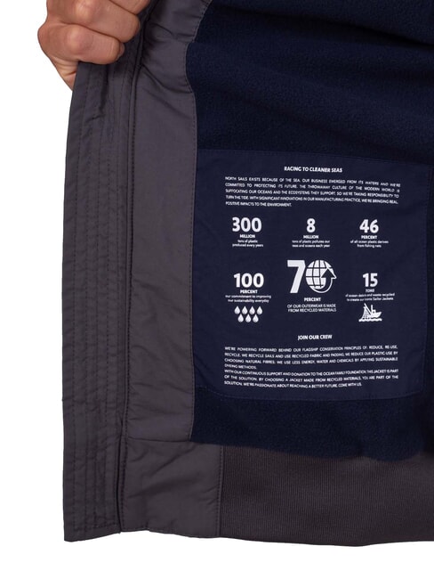 SAILOR Jacke mit durchgehendem Reißverschluss Asphalt - Herrenjacken