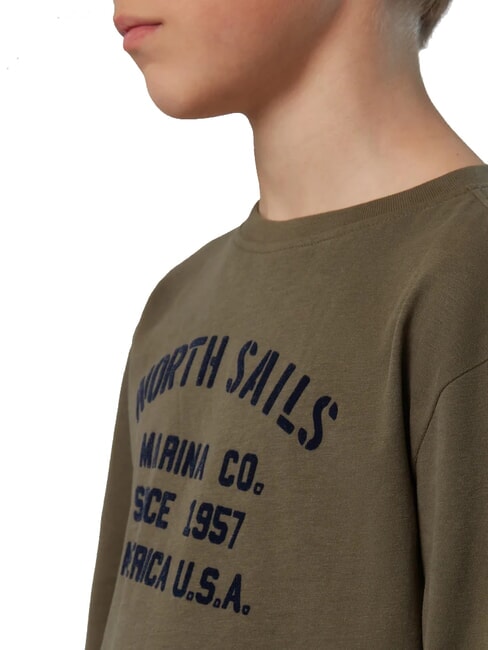 GRAPHIC KIDS Langärmliges Baumwollhemd Teeblätter - Kinder-T-Shirt