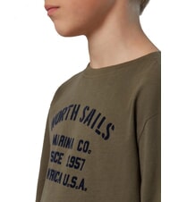 NORTH SAILS GRAPHIC KIDS Langärmliges Baumwollhemd Teeblätter - Kinder-T-Shirt - 3