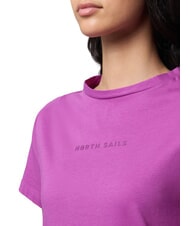 NORTH SAILS BASIC Kurzärmliges Baumwoll-T-Shirt mauve - T-Shirts und Tops für Damen - 3