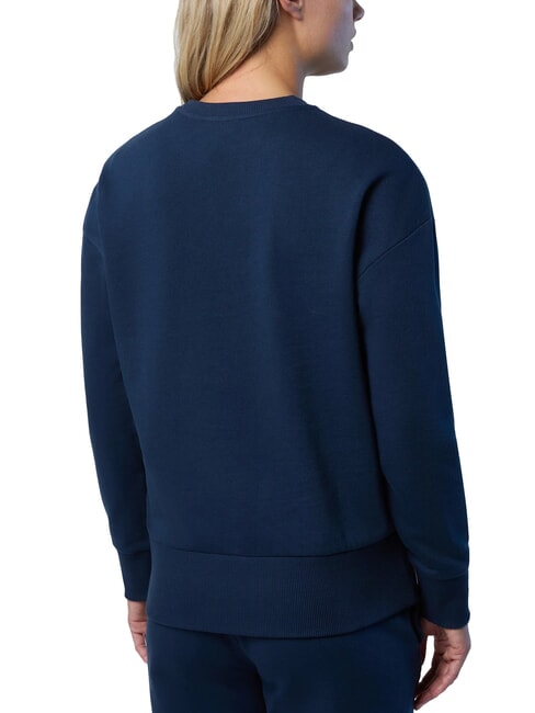 BASIC Sweatshirt mit Rundhalsausschnitt aus Baumwolle Navy blau - Sweatshirts Damen