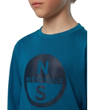 NORTH SAILS GRAPHIC KIDS Langärmliges Baumwollhemd wassergrün - Kinder-T-Shirt - 3