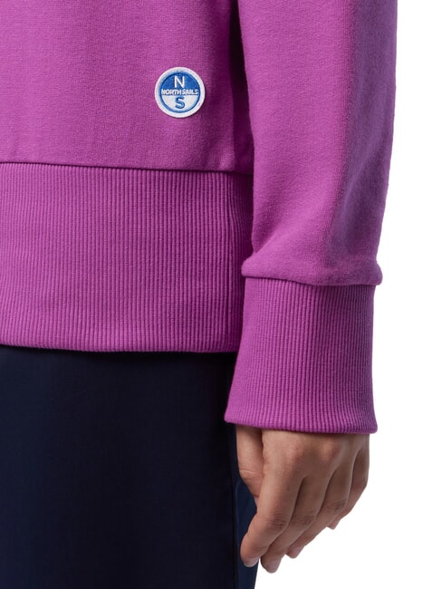 BASIC Sweatshirt mit Rundhalsausschnitt aus Baumwolle mauve - Sweatshirts Damen