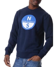 NORTH SAILS GRAPHIC Sweatshirt mit Rundhalsausschnitt aus Baumwolle Navy blau - Sweatshirts Herren - 2