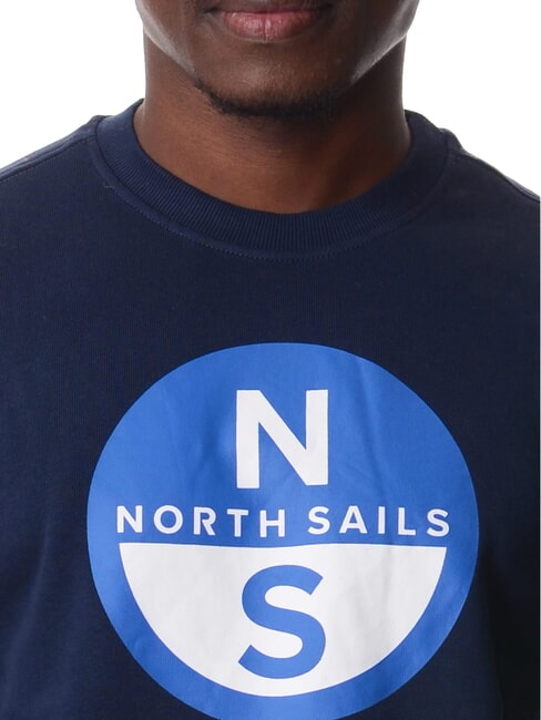 GRAPHIC Sweatshirt mit Rundhalsausschnitt aus Baumwolle Navy blau - Sweatshirts Herren