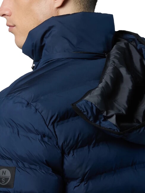 LASER PUFFER Mittellange Daunenjacke Navy blau - Daunenjacken f&uuml;r Herren
