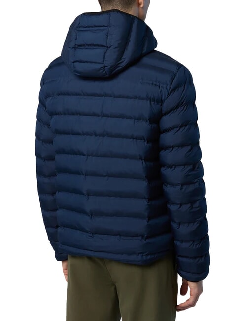 LASER PUFFER Mittellange Daunenjacke Navy blau - Daunenjacken für Herren