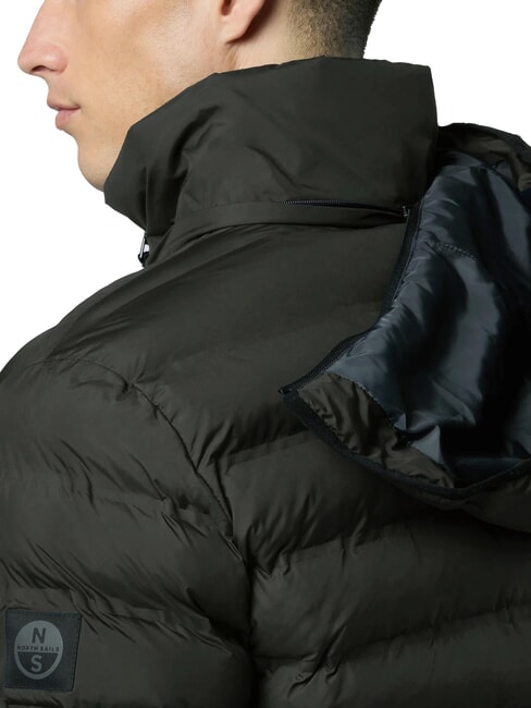 LASER PUFFER Mittellange Daunenjacke Waldgr&uuml;n - Daunenjacken f&uuml;r Herren