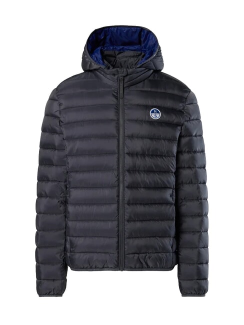 SKYE HOODIE Daunenjacke mit Kapuze Asphalt - Daunenjacken f&uuml;r Herren