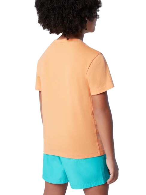 STRIPED KIDS Kurzarm-T-Shirt Mandarine - Kinder-T-Shirt