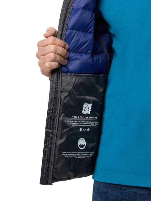 SKYE HOODIE Daunenjacke mit Kapuze Asphalt - Daunenjacken f&uuml;r Herren