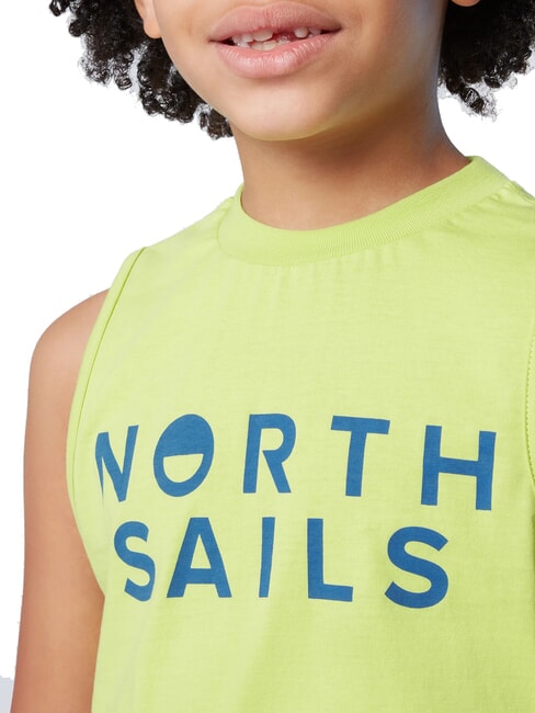 PRINTED KIDS Baumwollpullover mit Armausschnitt saurer Kalk - Kinder-T-Shirt