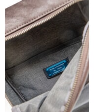 PIQUADRO BLACK SQUARE One-Shoulder-Rucksack aus Leder blau/dunkelbraun - PC-Rucksäcke - 5