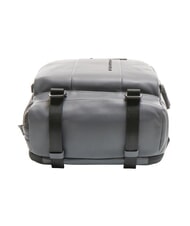 PIQUADRO URBAN  15,6-Zoll-Laptop-Rucksack aus Leder GRAU - PC-Rucksäcke - 4