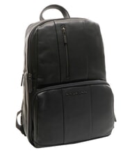 PIQUADRO URBAN BTOB 14" Laptop-Rucksack aus Leder Schwarz - PC-Rucksäcke - 4