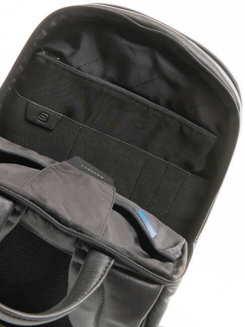 URBAN BTOB 14" Laptop-Rucksack aus Leder Schwarz - PC-Rucksäcke