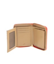 LOVE MOSCHINO LOGO ITALICS Geldbörse mit Rundum-Reißverschluss ROT - Brieftaschen Damen - 2