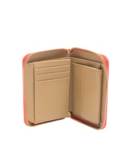 LOVE MOSCHINO LOGO ITALICS Geldbörse mit Rundum-Reißverschluss ROT - Brieftaschen Damen - 3