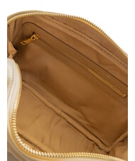 LOVE MOSCHINO QUILTED Schultertasche mit Kettengriff Elfenbein - Damentaschen - 5