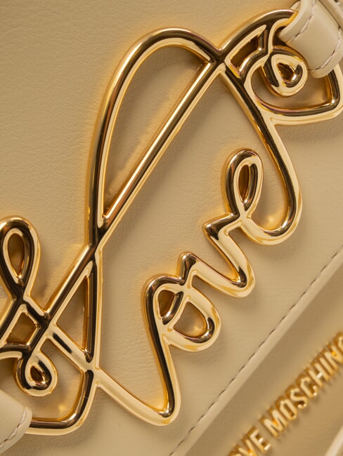 CURSIVE LOGO Umhängetasche mit Schultergurt Beige - Damentaschen