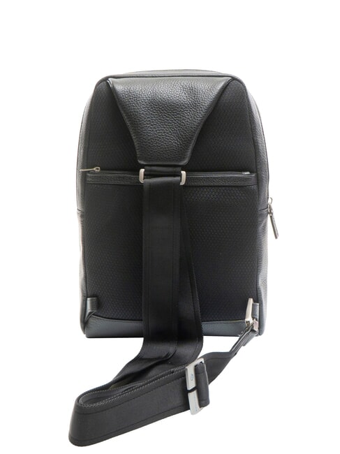 VIBE One-Shoulder-Tasche aus Leder Schwarz - Umhängetaschen Herren