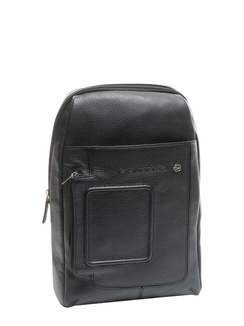 VIBE One-Shoulder-Tasche aus Leder Schwarz - Umhängetaschen Herren