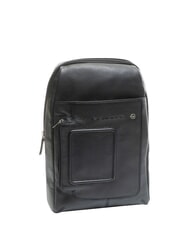 PIQUADRO VIBE One-Shoulder-Tasche aus Leder Schwarz - Umhängetaschen Herren - 3