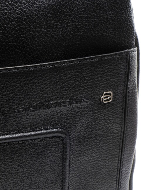 VIBE One-Shoulder-Tasche aus Leder Schwarz - Umhängetaschen Herren