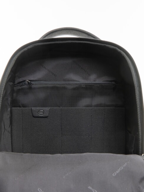 URBAN BTOB Lederrucksack für 15,6"-Laptop Schwarz - PC-Rucksäcke
