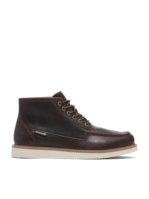 NEWMARKET MID  Stiefeletten aus Leder mittelbraunes Vollnarbenleder - Herrenschuhe