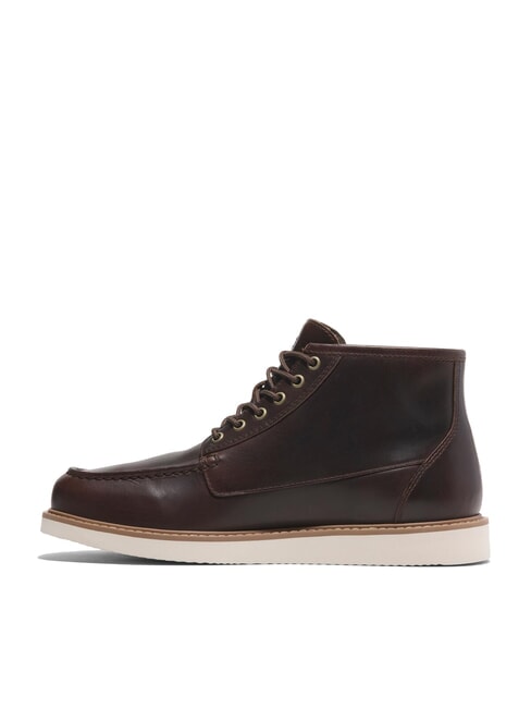NEWMARKET MID  Stiefeletten aus Leder mittelbraunes Vollnarbenleder - Herrenschuhe