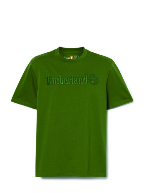 EMBROIDERY TONAL Baumwoll t-shirt schwarz/waldgrün - Herren-T-Shirts